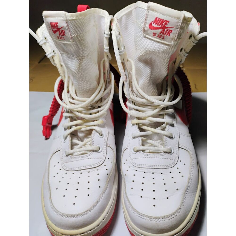 Nike Mens Sneakers AR1955-100 Red/White Size 10